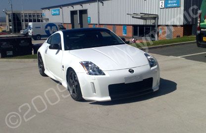 Nissan wrapped white by Totally Dynamic Leeds/Bradford