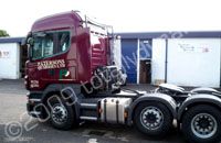 Lorry cab wrapped by Totally Dynamic Central Scotland