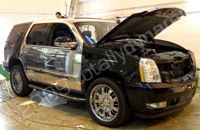 Cadillac wrapped chrome by Totally Dynamic North London