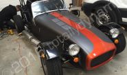 Caterham vinyl wrapped in matt metallic grey vinyl