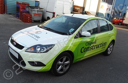 Ford Focus in full colour wrap from Totally Dynamic North London