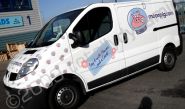 Renault van wrapped for Moonpig by Totally Dynamic North London