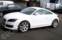 Audi wrapped white by Totally Dynamic Central Scotland