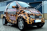 Smart ForTwo wrapped for Hair by Liane by Totally Dynamic South London