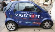 Smart car - designed and wrapped by Totally Dynamic Birmingham