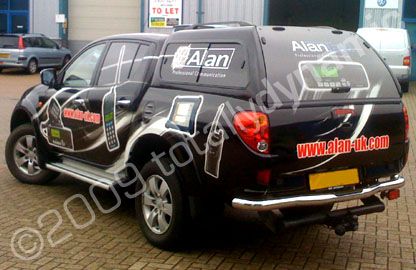 Mitsubishi L200 wrapped by Totally Dynamic Southampton