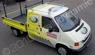 VW T4 Pick-up wrapped for J & P Plumbing by Totally Dynamic North London