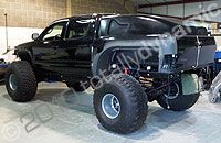 Toyota Hilux Amercian Conversion wrapped in printed chrome by Totally Dynamic South London