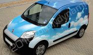 Fiat Fiorino van wrapped in printed vinyl wrap by Totally Dynamic South London