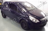 Vauxhall Corsa fully wrapped in printed design by Totally Dynamic Lincolnshire