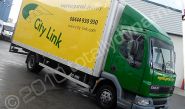 7.5 ton DAF truck and Mercedes Sprinter wrapped for Citylink by Totally Dynamic North London
