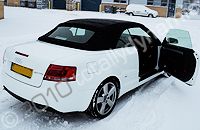 Audi A4 wrapped gloss white by Totally Dynamic South London