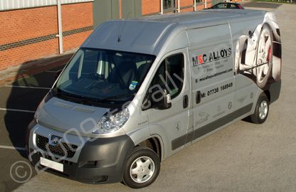 Peugeot van wrapped by Totally Dynamic Leeds/Bradford