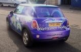 MINI - designed and wrapped by Totally Dynamic Central Scotland