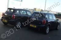 Mini Countryman Coopers wrapped in NY taxi wraps by Totally Dynamic North London