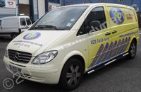 Mercedes Vito wrapped by Totally Dynamic North London