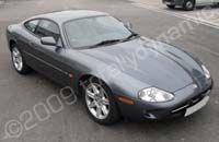 Jaguar XK8 wrapped matt black by Totally Dynamic North London