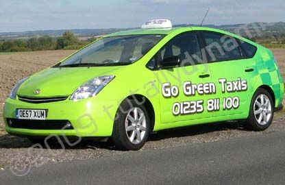 Totoya taxi wrapped by Totally Dynamic Southampton