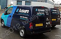 Peugeot and Citroen van fleet vinyl wrapped in printed design by Totally Dynamic South London
