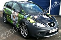 Seat Altea wrapped by Totally Dynamic Central Scotland