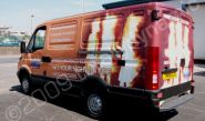 Van wrapped by Totally Dynamic North London