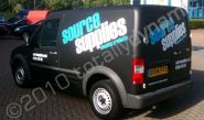Ford Connect van wrapped for Source Supplies by Totally Dynamic Southampton