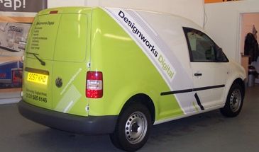 VW Caddy - wrapped by Totally Dynamic Central Scotland