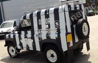Jack Wills Defender 90 wrapped by Totally Dynamic South London