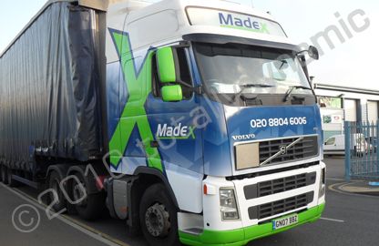 Volvo FH Truck wrapped cab by Totally Dynamic North London