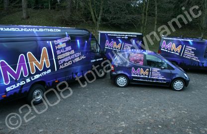 Fleet Designed and wrapped by Totally Dynamic Central Scotland