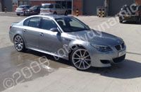BMW M5 wrapped white by Totally Dynamic Leeds/Bradford