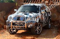 Mitsubishi L200 wrapped in a printed camo wrap by Totally Dynamic Southampton